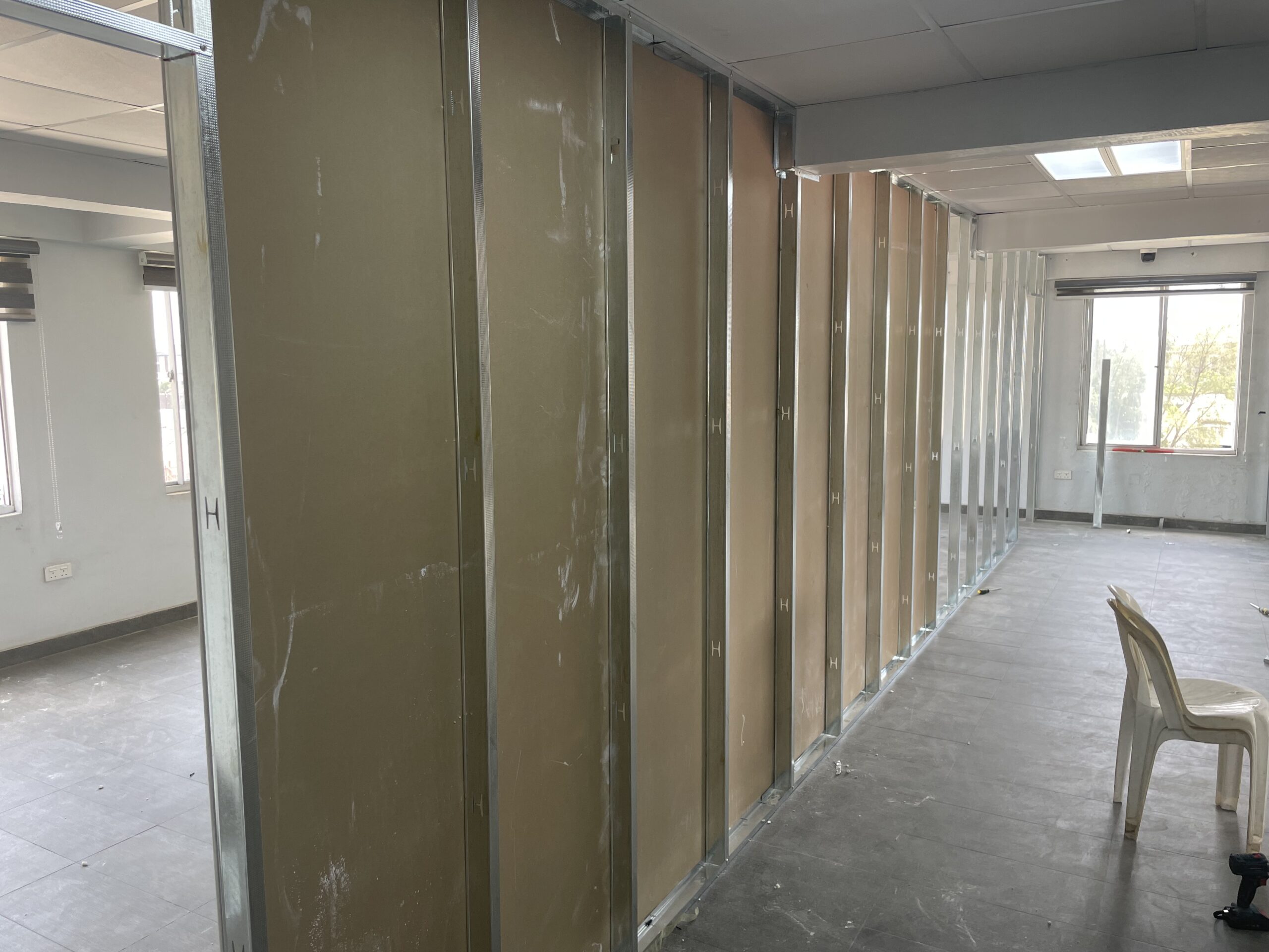 internal partition wall frame 2