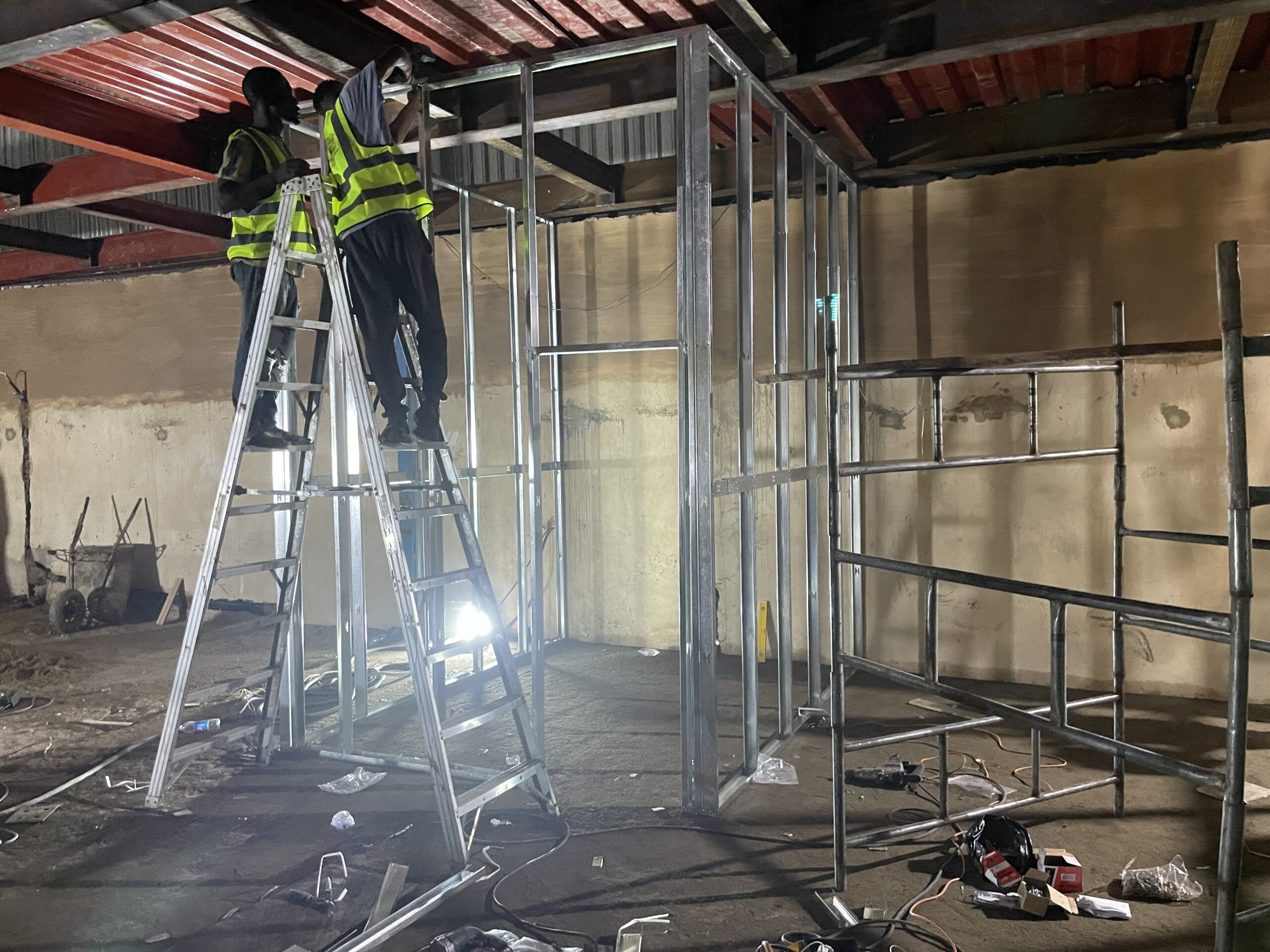 internal partition walls