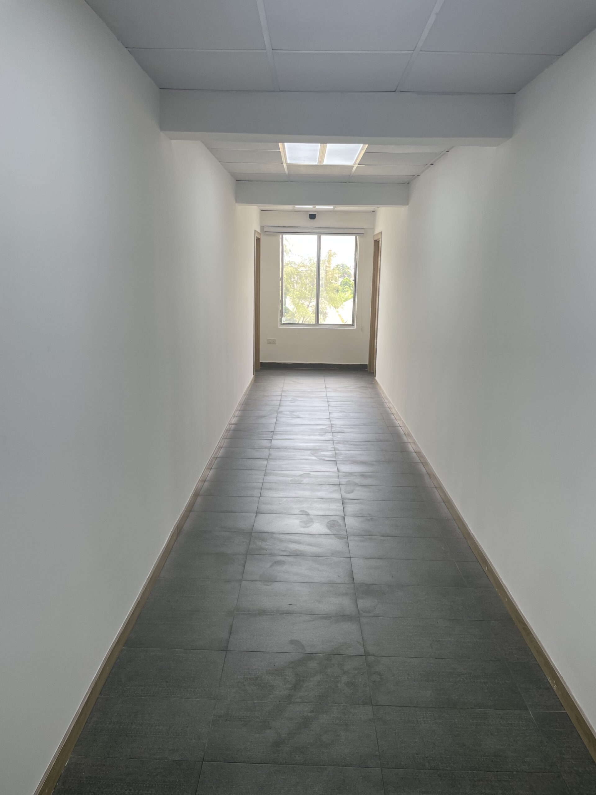 painted internal partition walls