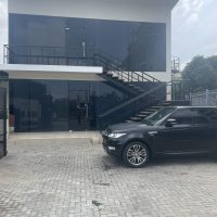 office building in dry construction